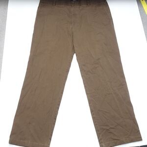 Dockers D2 Signature Khakis Chino Pants Men's 40x32 Brown Cotton Straight Fit